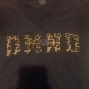 Diamond supply v-neck t-shirt